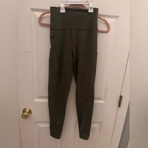 Army Green leggings with pockets